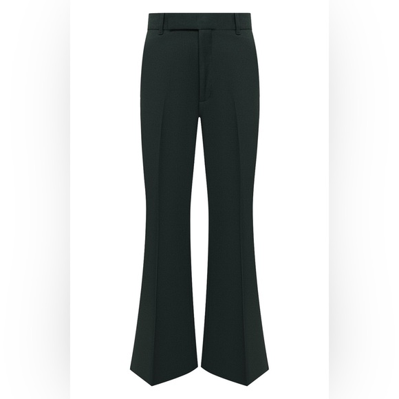 SOLD NWT Gucci Green Flare Pants - Picture 3 of 5